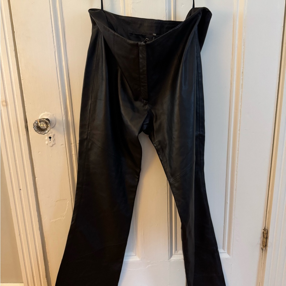 Pelle Studio Black Leather Pant